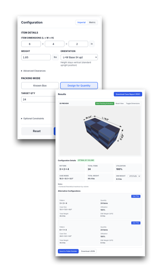 Case Builder preview